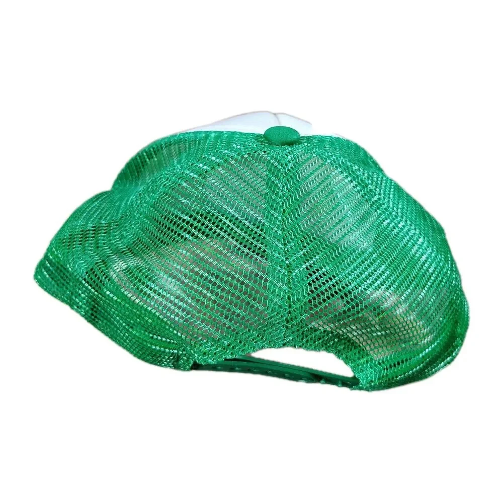 Free People Movement Great Outdoors Trucker Hat Green White OS Gently Used